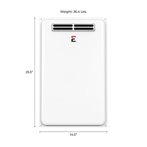 Eccotemp 6.8GB-NG Builder Series Tankless Water Heater Natural Gas 6.8 GPM Outdoor Open Box