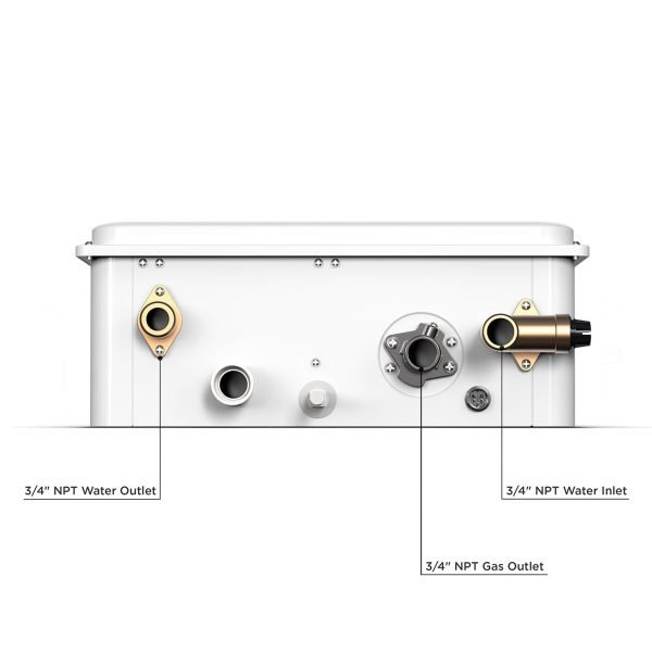 Eccotemp 6.8GB-NG Builder Series Tankless Water Heater Natural Gas 6.8 GPM Outdoor Open Box