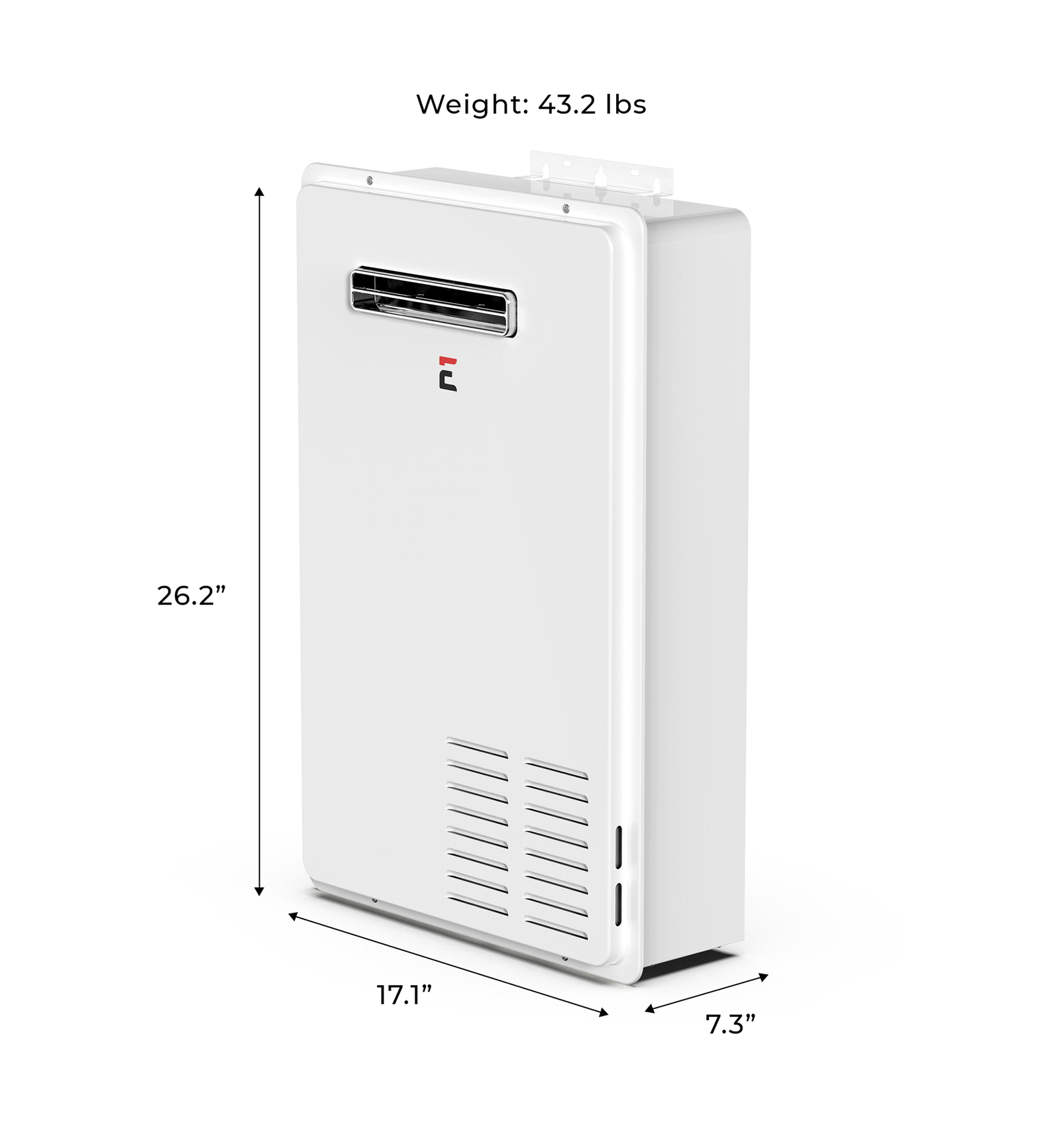 Eccotemp 7GB-LP Builder Grade 7.0 GPM Outdoor Liquid Propane Tankless Water Heater Open Box